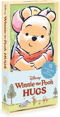 Winnie the Pooh Hugs Notecards - 12 Notecards and Envelopes