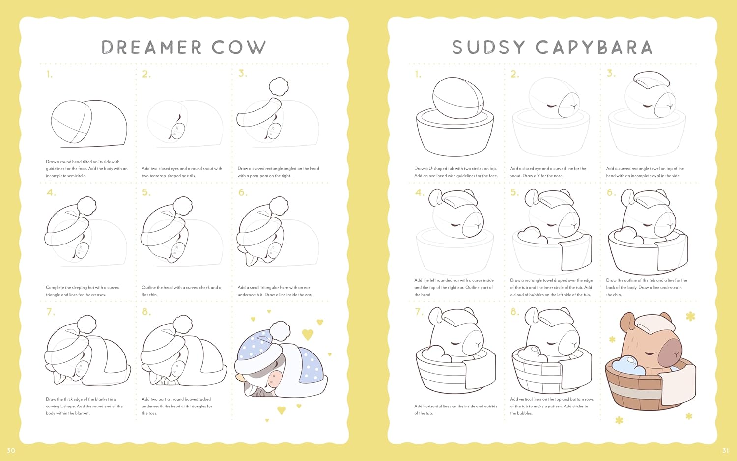 Cute Chibi Cozy Animals: Learn How to Draw 65 Snuggly Friends