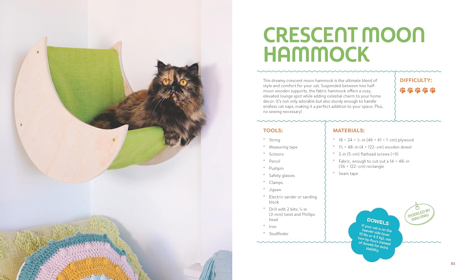 Crafting for Your Cat: 25 Playful Projects for You and Your Feline Friends