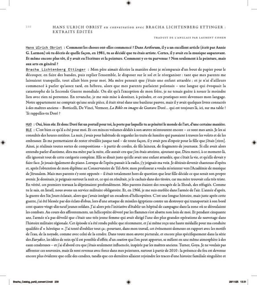 Bracha L. Ettinger (Bilingual edition)