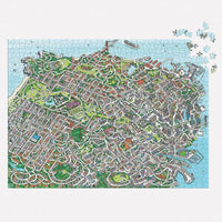 The City by The Bay 1000 Piece Maze Puzzle