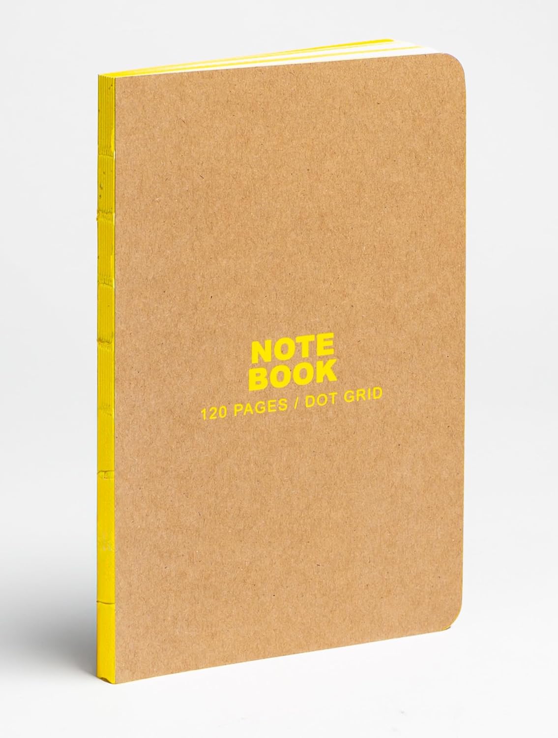 Kraft and Yellow Small Bullet Journal: Dot Grid Paper