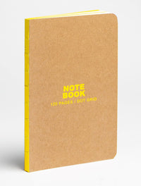 Kraft and Yellow Small Bullet Journal: Dot Grid Paper