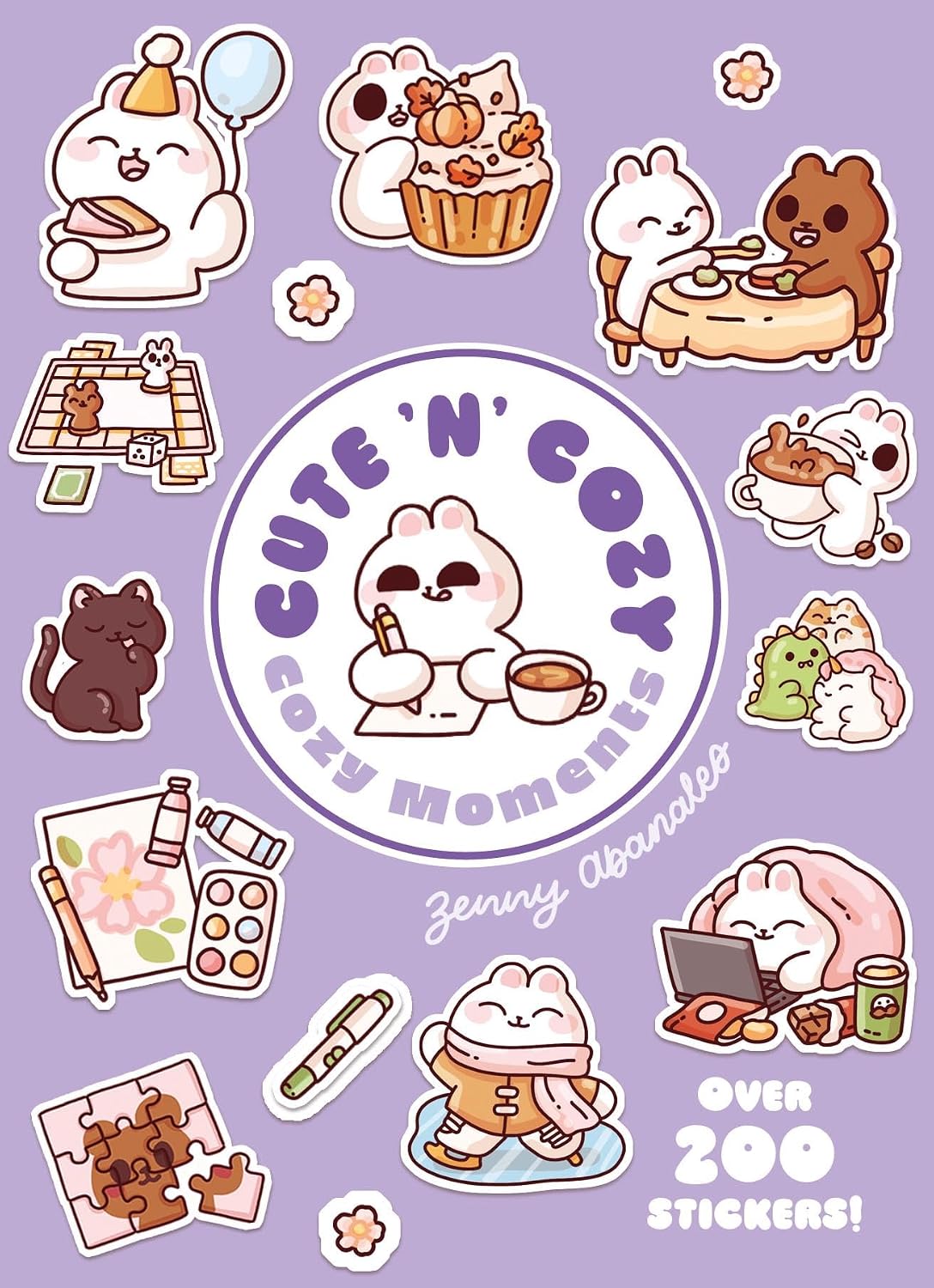 Cozy Moments: A Cute 'n' Cozy Little Sticker Book