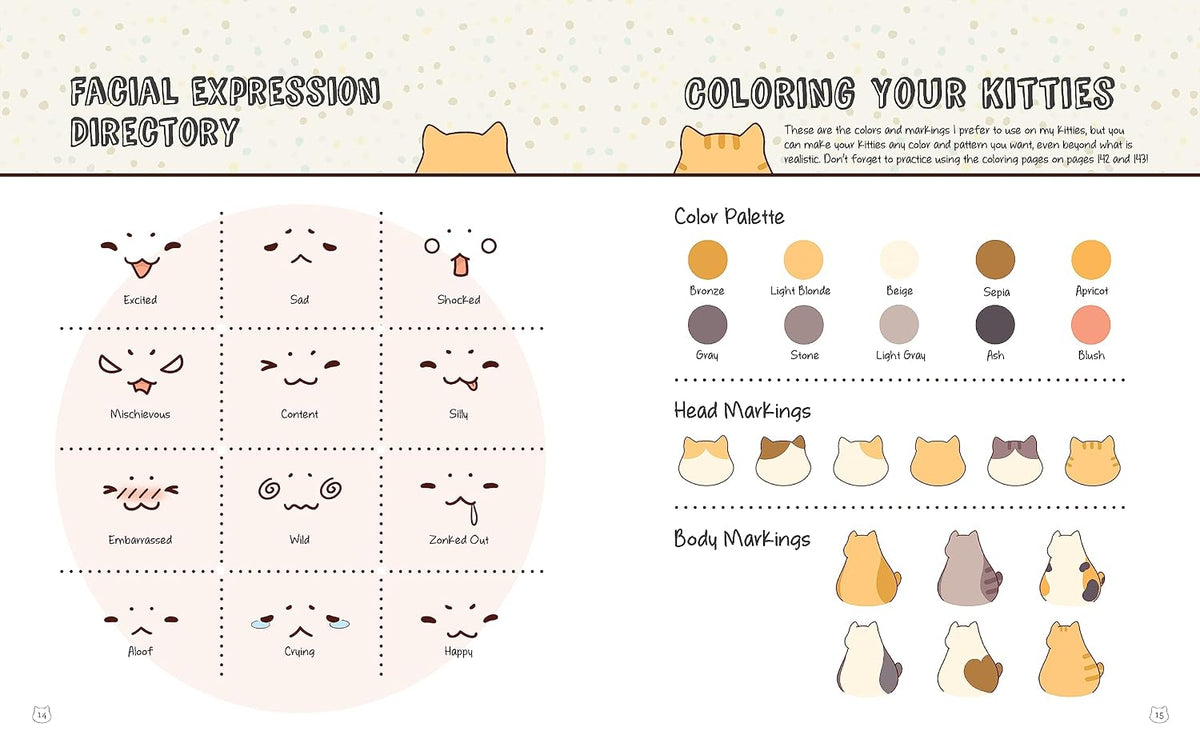 Mini Kawaii Kitties: Learn How to Draw 75 Cats in All Their Glory