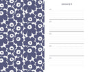 Marimekko One Line a Day (Red Unikko) - A Five-Year Memory Book