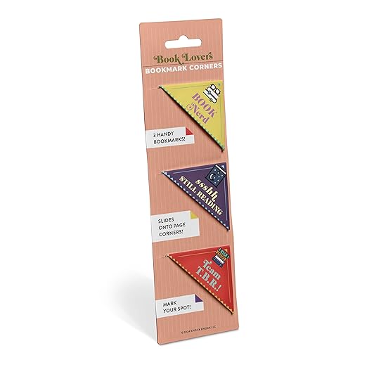 Knock Knock Book Lovers Bookmark Corners