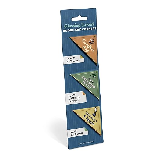 Knock Knock Classics Lovers Bookmark Corners