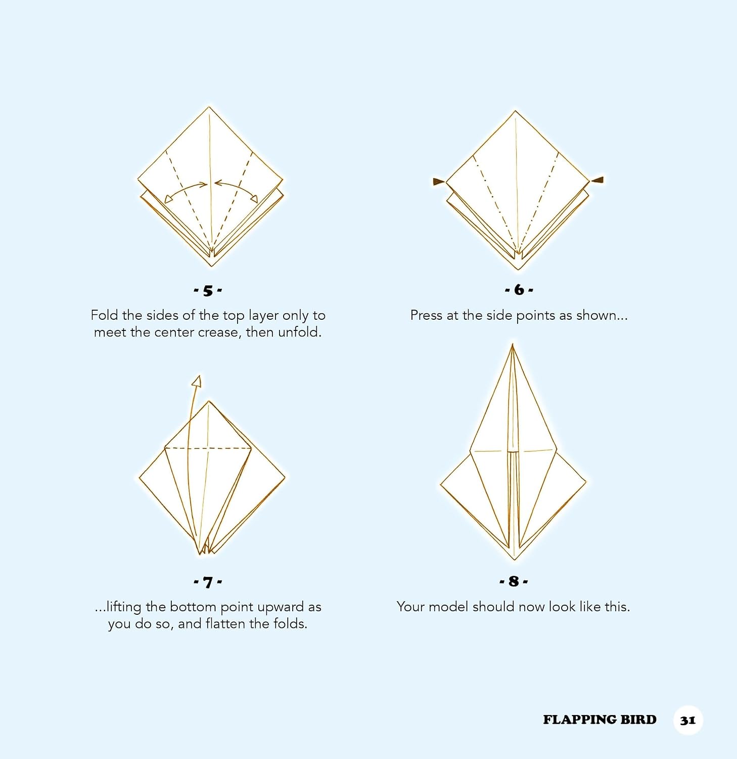 Easy Origami Birds