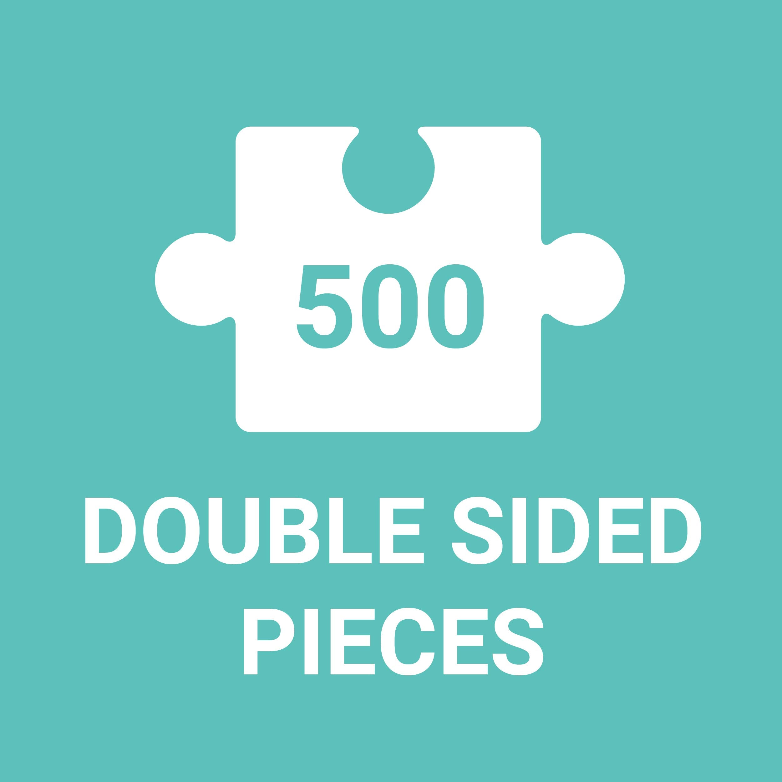 Succulent Garden 2-sided 500pc Puzzle