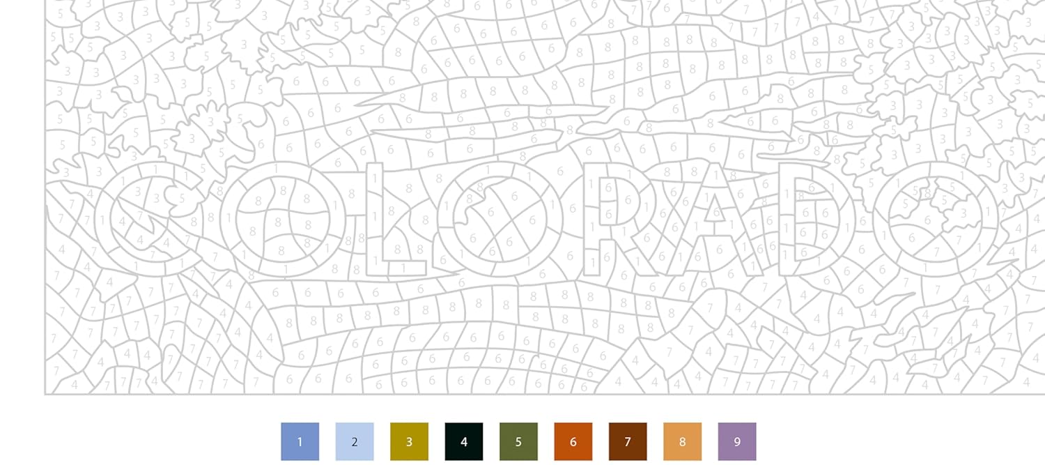 Color by Numbers: Nature: 40 mystery pictures to reveal