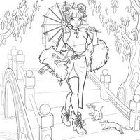 Lunar: A Zodiac Art & Coloring Book