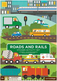 Roads & Rails Sticker Activity Set