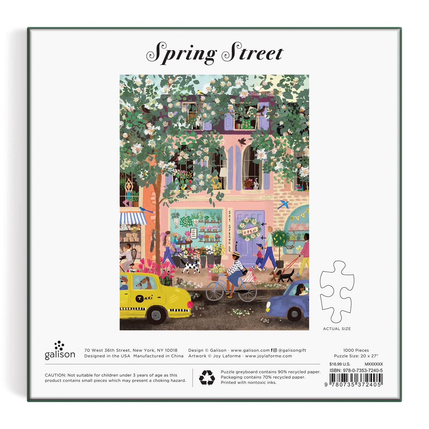 Spring Street 1000 pc Puzzle 1000 piece Puzzle