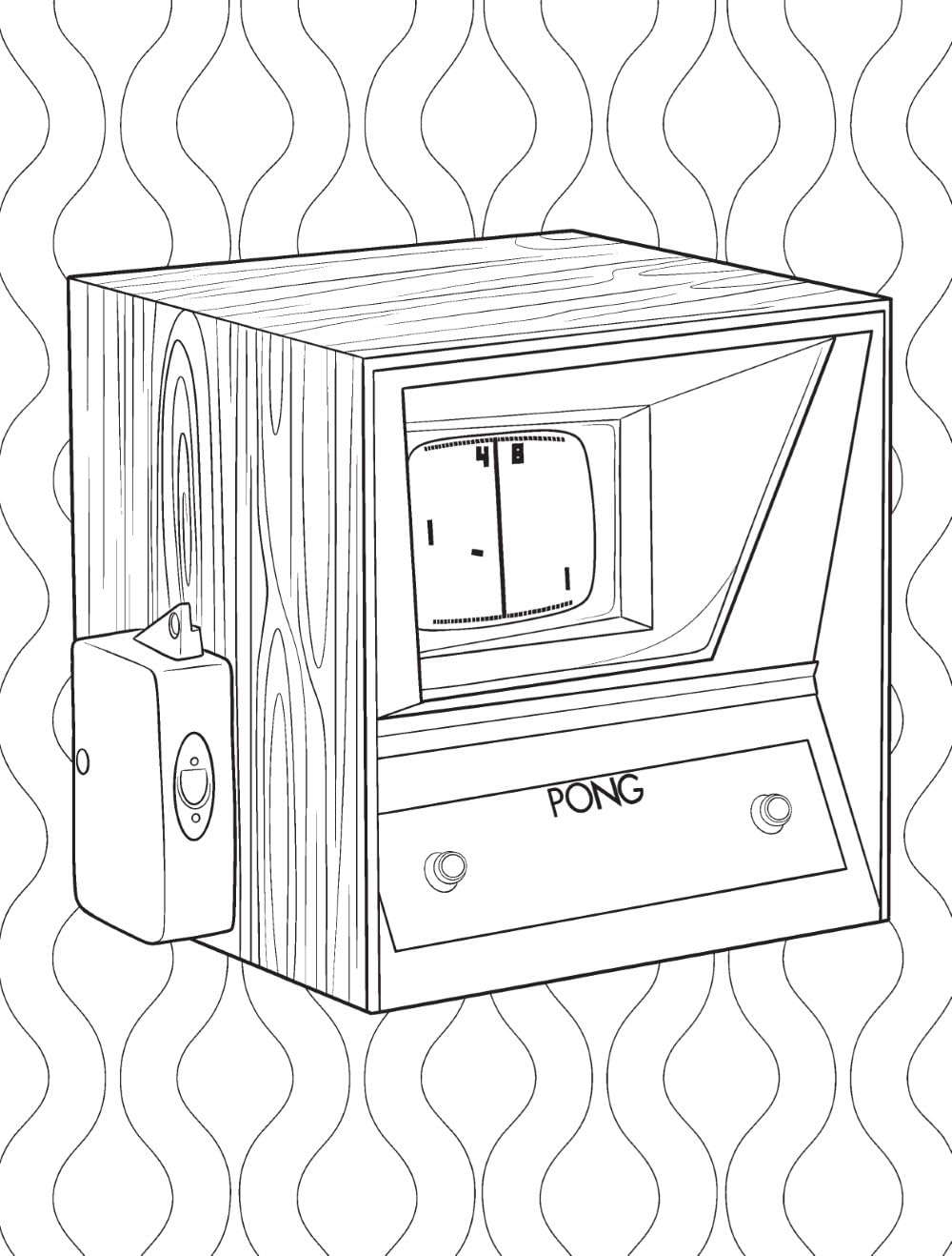 The History of Video Games: A Coloring Book