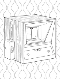 The History of Video Games: A Coloring Book