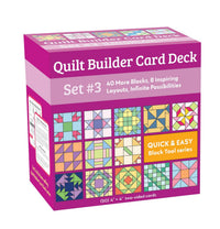 Quilt Builder Card Deck Set #3: 40 more blocks, 8 inspiring layouts, infinite possibilities