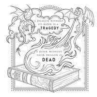 Fourth Wing: The Official Coloring & Sticker Book