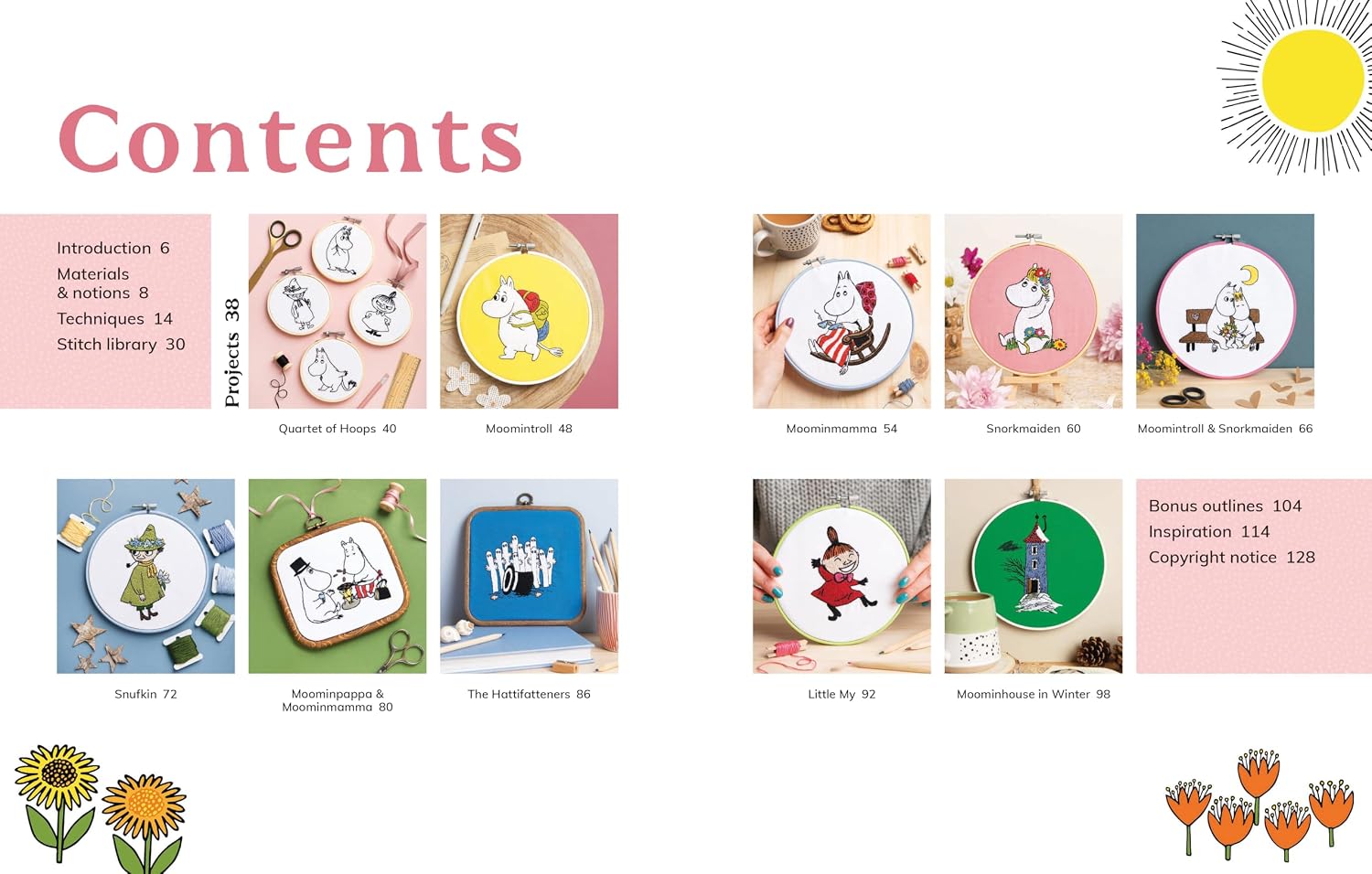 Moomin Embroidery: Stitch the enchanting characters from Moominvalley