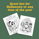 Let's Summon Demons: A creepy coloring book and activity book