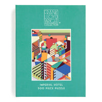Frank Lloyd Wright Imperial Hotel 500 Piece Book Puzzle