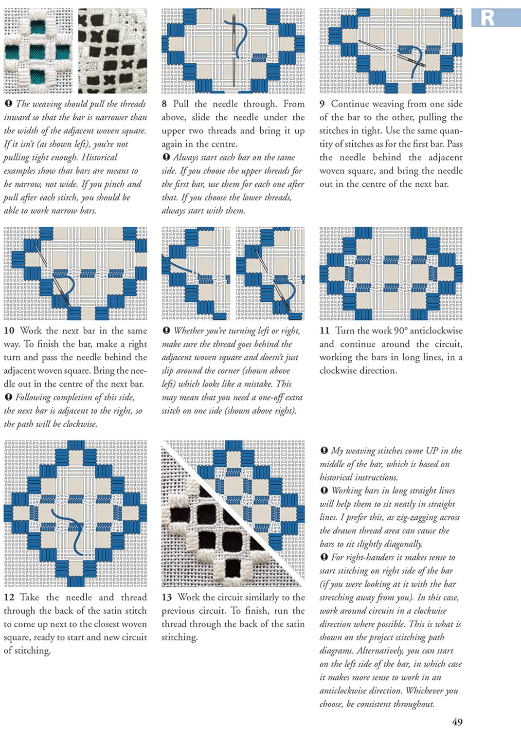 Hardanger Filling Stitches: A step-by-step handbook