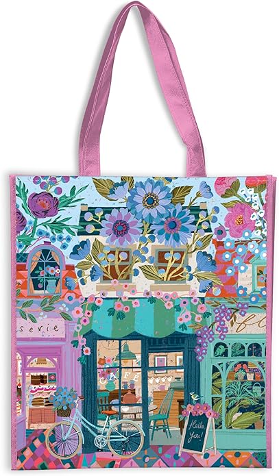 Open For Blossoms Reusable Shopping Bag