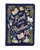 Book Lover's Embroidered Journal