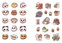 Cozy Food: A Cute 'n' Cozy Little Sticker Book