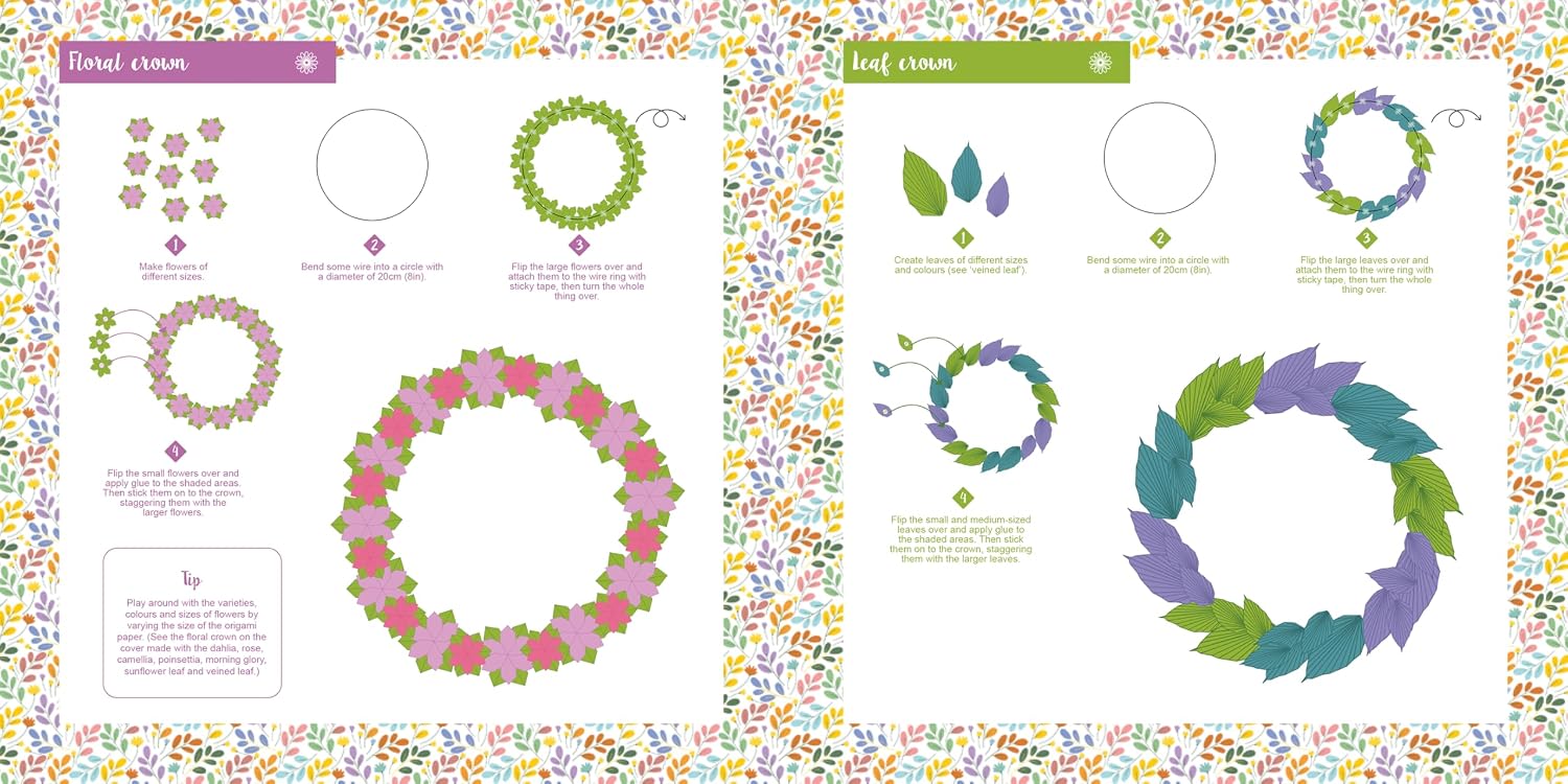 Flower Power!: 25 origami projects and 200 sheets