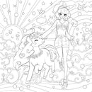 Manga Mania Coloring Book: Over 100 Cute Characters to Color