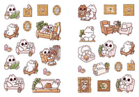 Cozy Home: A Cute 'n' Cozy Little Sticker Book