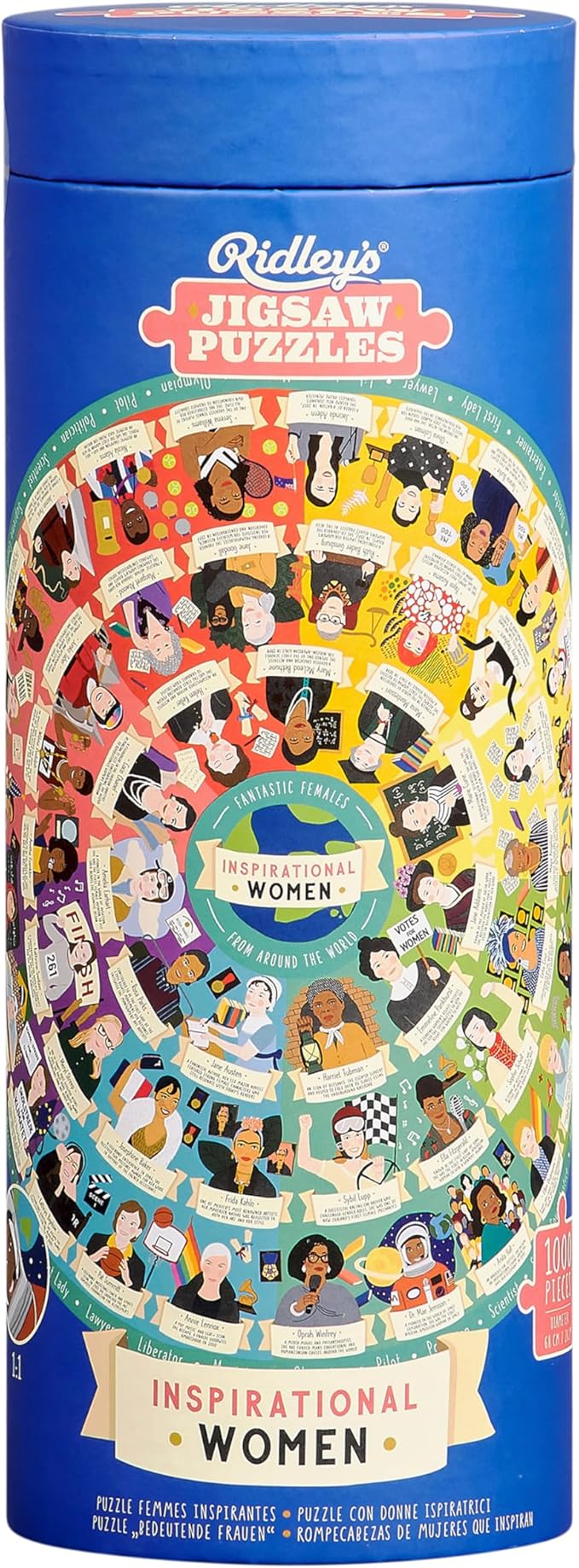 Inspirational Women 1000 Piece Jigsaw Puzzle, Multi, One Size