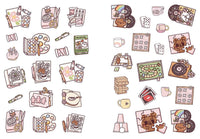 Cozy Moments: A Cute 'n' Cozy Little Sticker Book