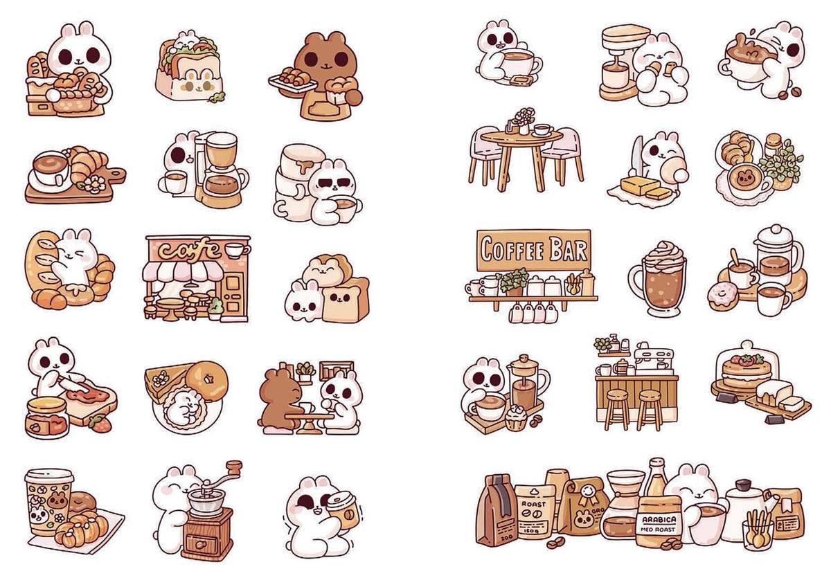Cozy Moments: A Cute 'n' Cozy Little Sticker Book