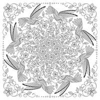 My Bird Mandala Coloring Book: 30 Stunning, Oversized Coloring Pages
