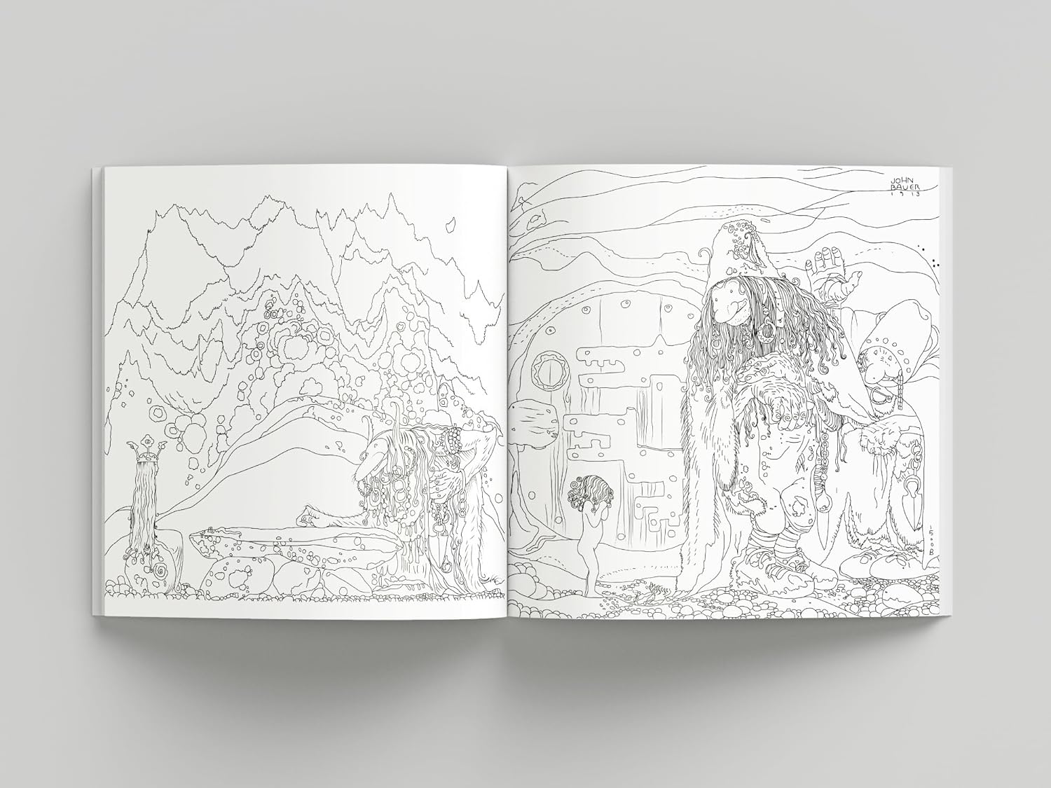Fantasy Forest Coloring Book: John Bauer's World of Fairies and Trolls