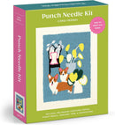 Corgi Friends – DIY Punch Needle Kit Includes 9 Yarns and Punch Needle To Make Beautiful Corgi Art