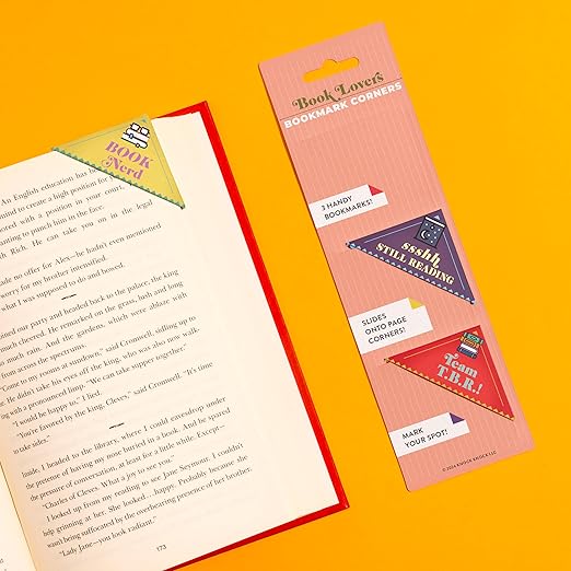 Knock Knock Book Lovers Bookmark Corners