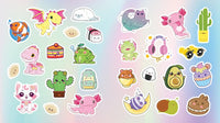 Totally Kawaii Sticker & Activity Book: Includes Over 100 Stickers!