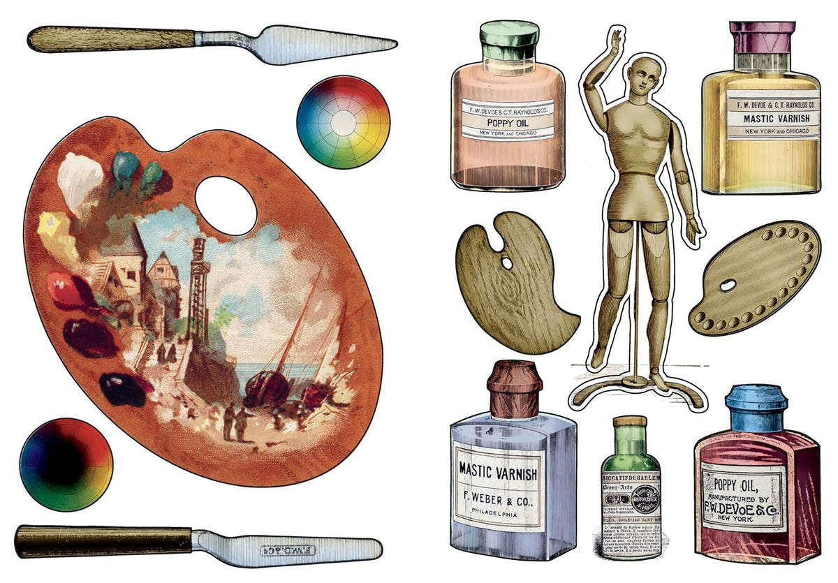 The Artist's Studio: A Little Sticker Book