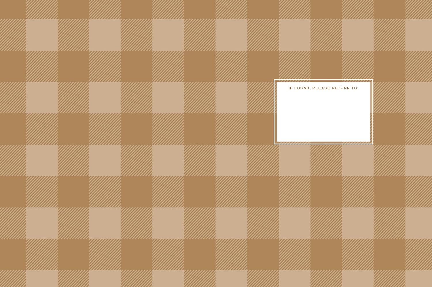 Pendleton Harding Pattern Journal