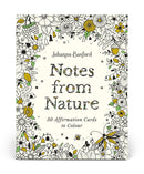Johanna Basford's Notes from Nature: 30 Affirmation Cards to Colour