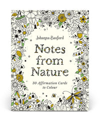 Johanna Basford's Notes from Nature: 30 Affirmation Cards to Colour