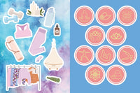 Calming, Meditative and Mindful Sticker, Color and Activity Book: Over 200 Unique Stickers
