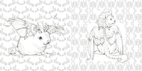 Pop Manga Dragons and Other Magically Mythical Creatures: A Coloring Book