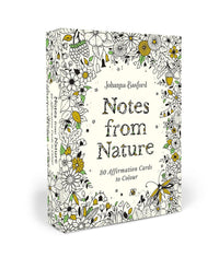 Johanna Basford's Notes from Nature: 30 Affirmation Cards to Colour