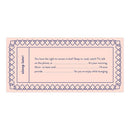 Fill in the Love Mom Vouchers, Book of 15 Unique Perforated Coupons