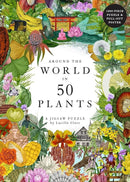 Around the World in 50 Plants 1000 Piece Puzzle: A 1000-Piece Jigsaw Puzzle