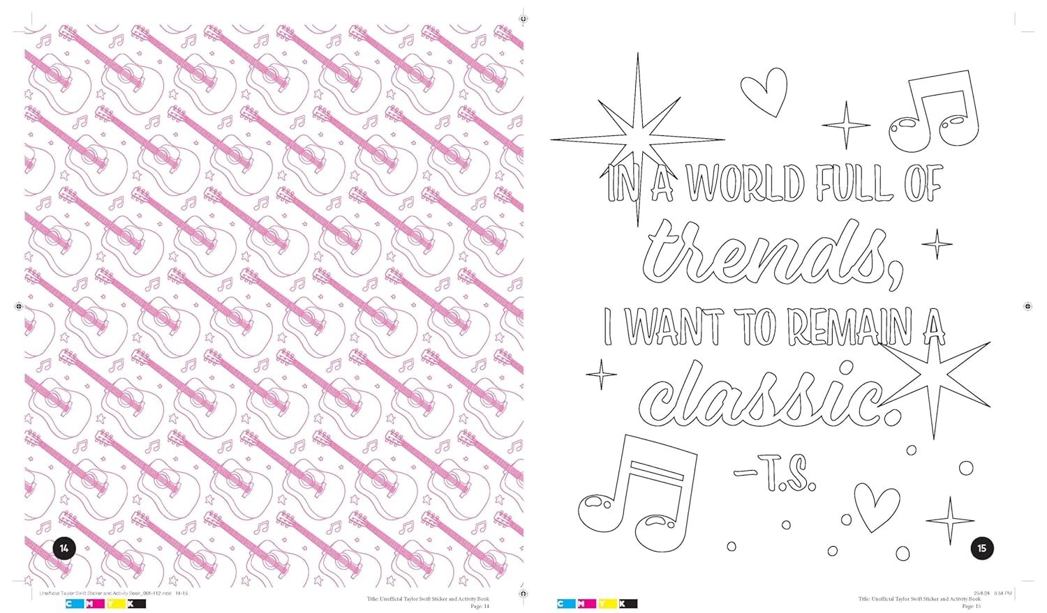 The Unofficial Taylor Swift Sticker and Activity Book: Swiftie Activities to Celebrate Music's Biggest Star - With Over 100 Stickers for the Ultimate Fan!